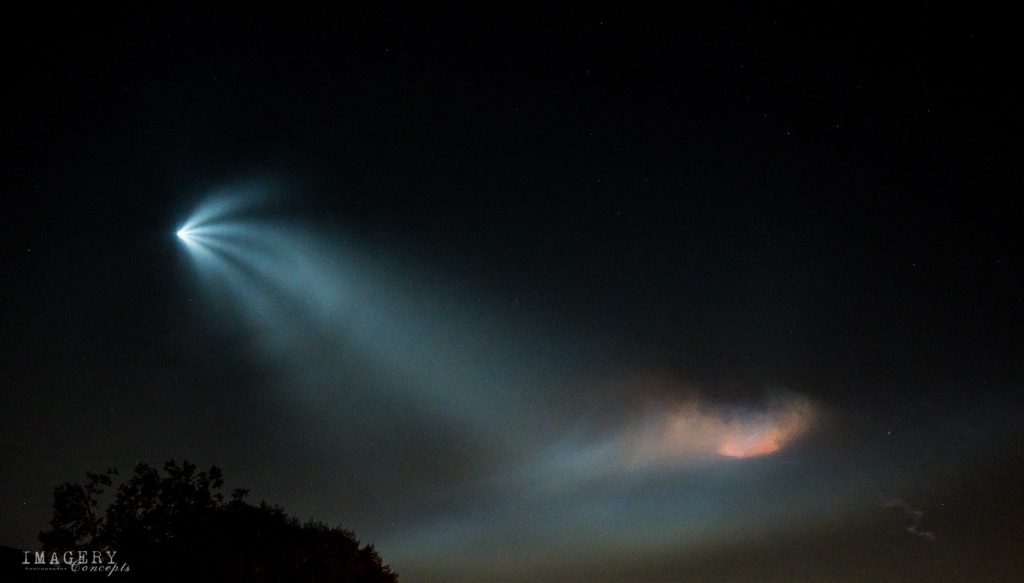 SpaceX Falcon 9 launch captures with a Nikon Z7